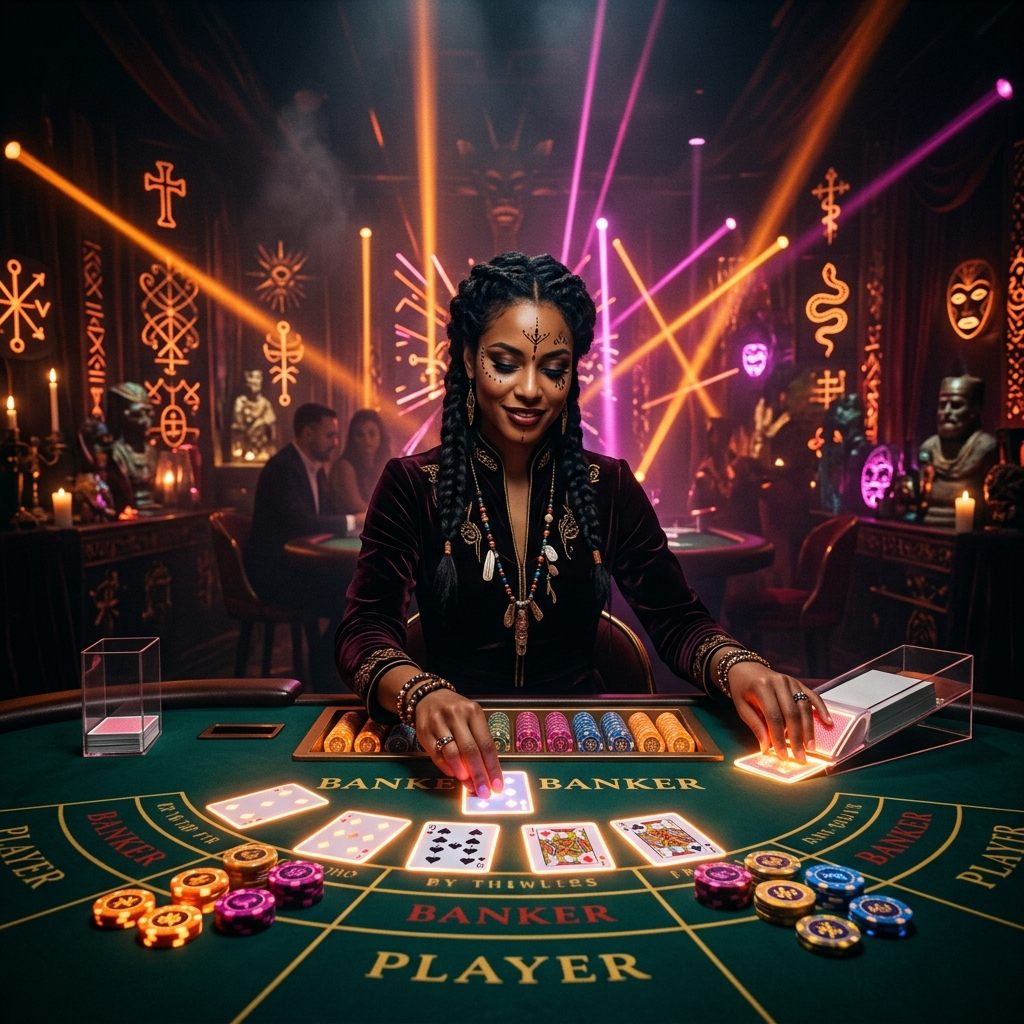 Live casino dealer tables at Voodoo Casino Australia